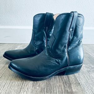 Womens Frye Billy Short boot black size 8